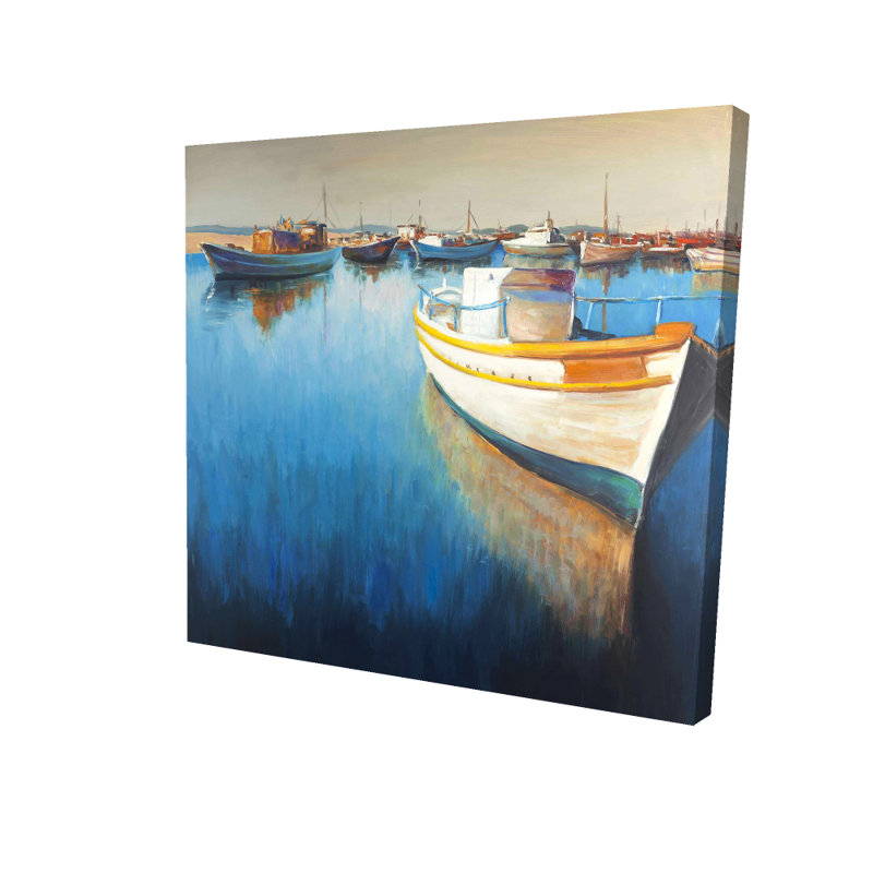 Bateaux de pêche à la marina