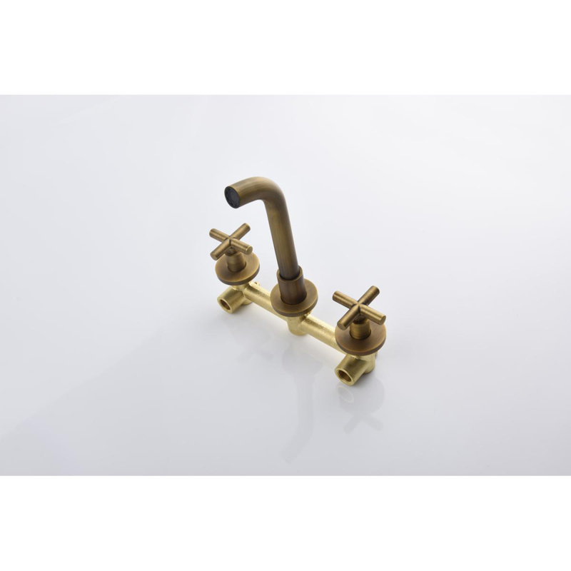 Bathroom Faucet Wall Mounted Bathroom Sink Faucet, Bronze