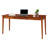 Solid Wood Large Writer's Desk With 2 -Drawer File Cabinet-1901572693