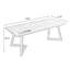 Bureau rectangulaire en bois massif brun clair-2033609188