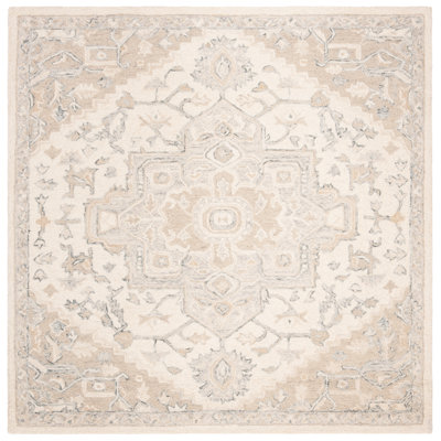Barden Oriental Handmade Flatweave Wool Ivory/Beige Area Rug