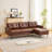 88” W Faux Leather L-Shape Sofa Chaise-556264111