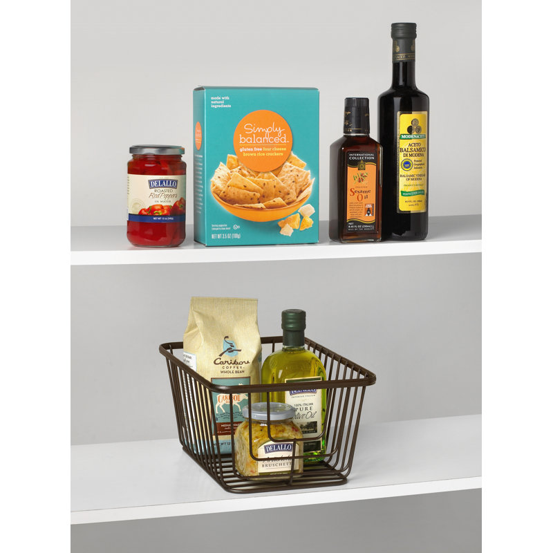 Dotted Line™ Ashley Decorative Basket, Bronze
