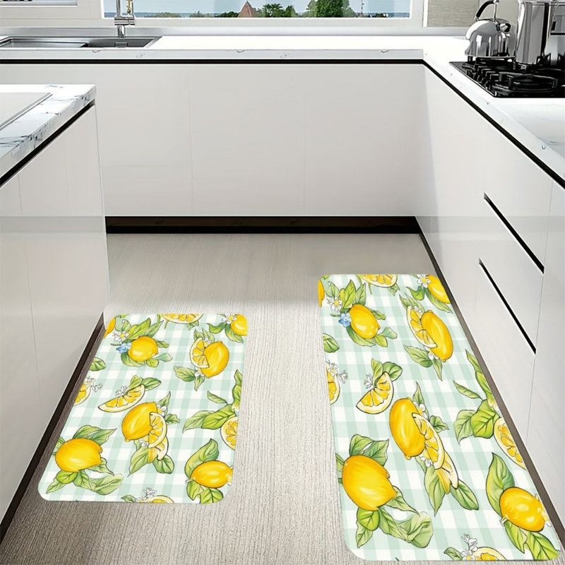Tapis de cuisine Gingham