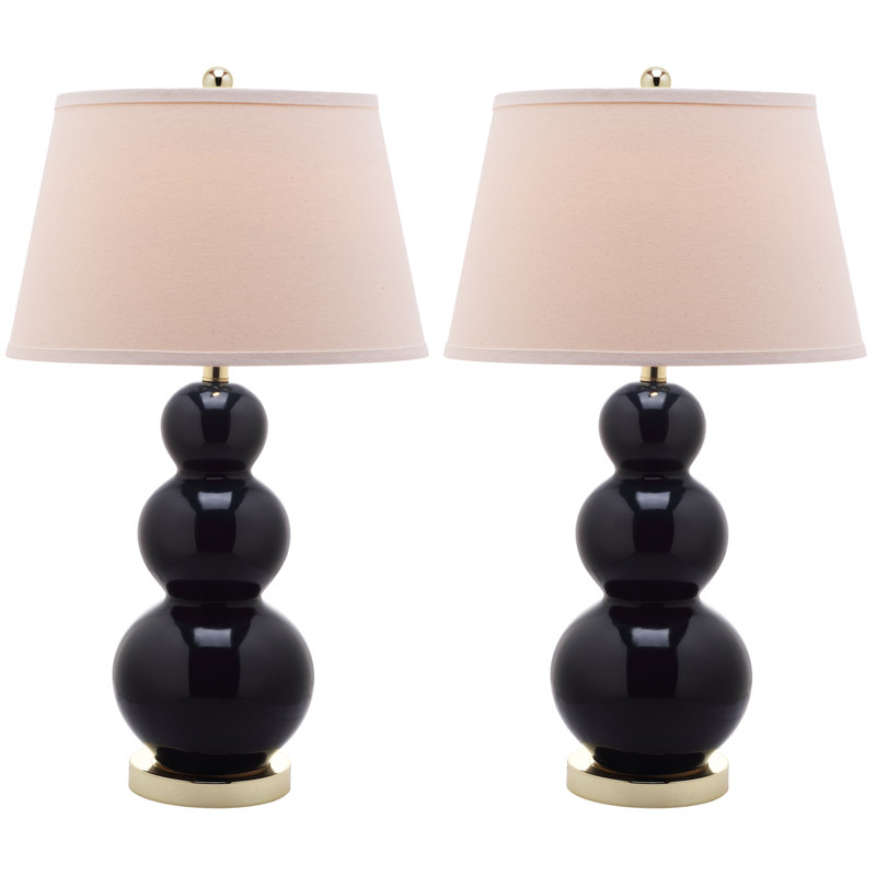 Ensemble de lampes de table Dearious, Bleu marine