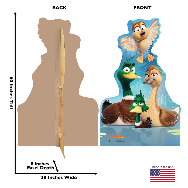 Life-Size Migration Group Cardboard Cutout with Easel