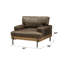 Chaise en cuir Silchester