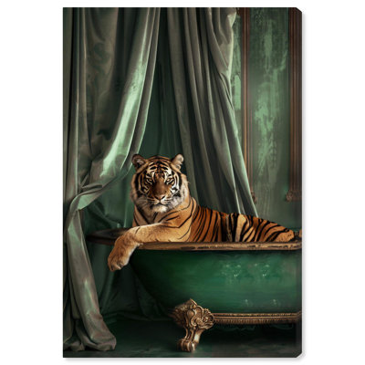 «Elegant Tiger Bath Canvas» par Notoriart