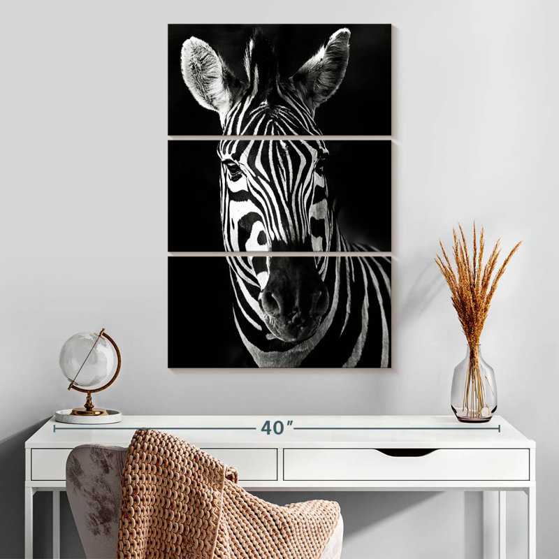 Brampt Serious Zebra, 32" H x 20" W