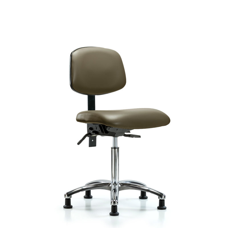 Latravia Vinyl Task Chair, No, Taupe