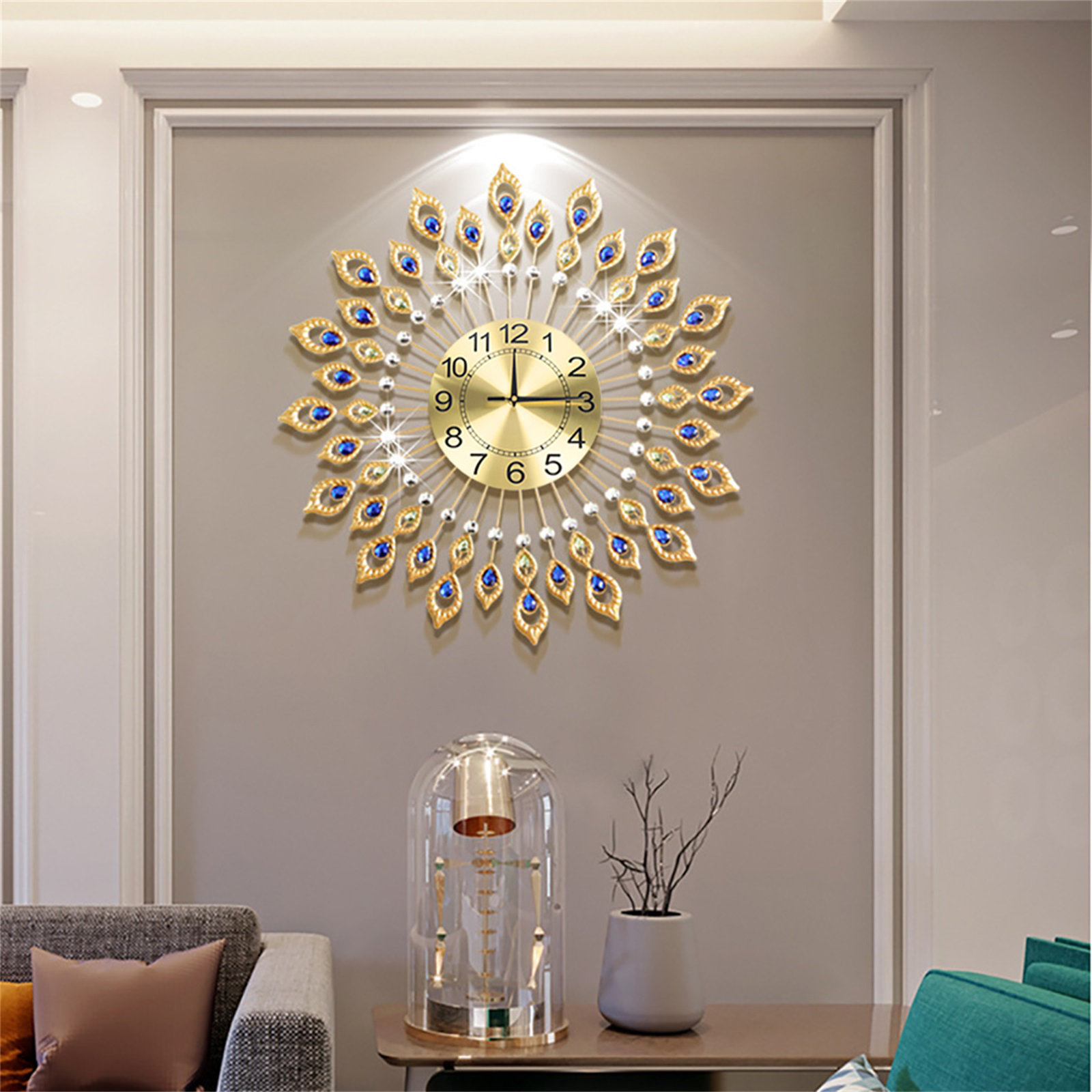 Everly Quinn Gethyn Metal Wall Clock & Reviews | Wayfair