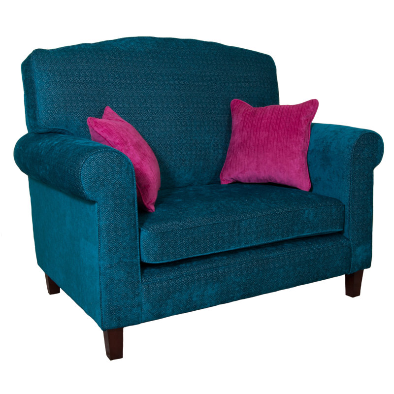 Fenner 1 Seater Loveseat, Reno Kingfisher