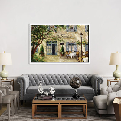 Cafe VII by Malenda Trick - Print on Canvas
