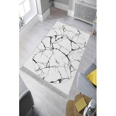 Luxurious Velvet Area Rug, 5.9 x 9.2 Feet | 100% Velvet Fabric, 100% Cotton Sole, 0.4 in Pile Height | Antibacterial, Non-Slip, Machine Washable | Elegant 3D Digital Print for Living Room & Bedroom Decor