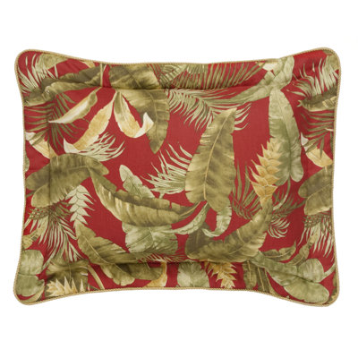 Captiva Tropical Cotton Floral Sham