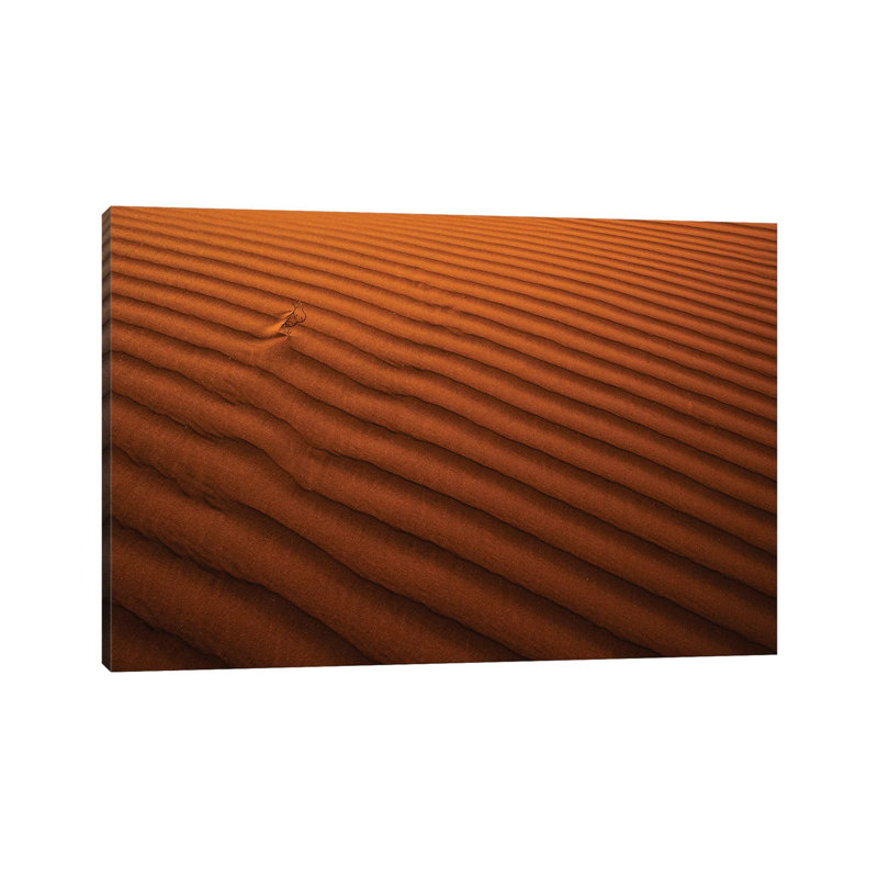 Golden Lines - Wrapped Canvas Painting, 20.32cm H x 30.48cm W x 1.905cm D