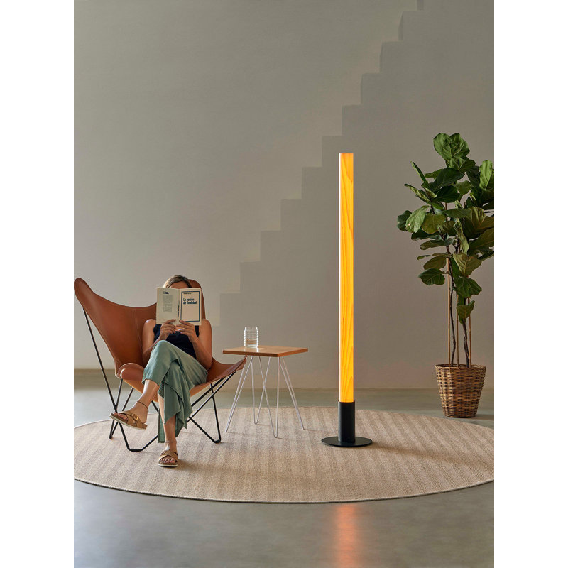Estela LED Floor Lamp, Ivory White