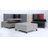 Ellis 36"W Upholstered Linen-Look Fabric Modern Square Coffee Table Storage Ottoman with Split Lift-Top-437395884