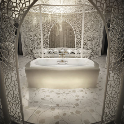 Elegancia 72'' L Soaking Bathtub
