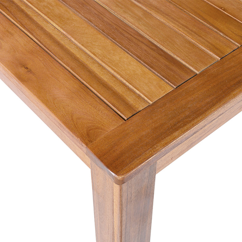 Patio Rectangular Wooden Dining Table