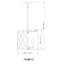 Luminaire suspendu tambour à 3 lumières Sadowski-675069350