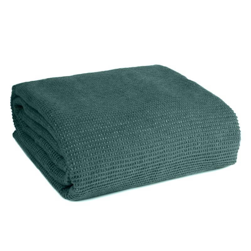 Montevia Polyester No Pattern Bedspread, 220 x 240 cm, Turquoise