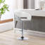 Tabourets de bar pivotants à hauteur réglable avec dossier et accoudoirs creux, tabourets de comptoir modernes en cuir synthétique et à base de métal, pour la salle à manger de cuisine-1104391225-1104391228-1081055620