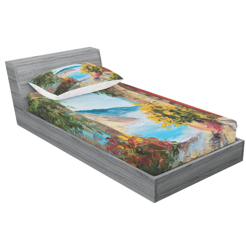 Microfiber Sheet Set, Twin XL Sheet Set with Fitted Sheet