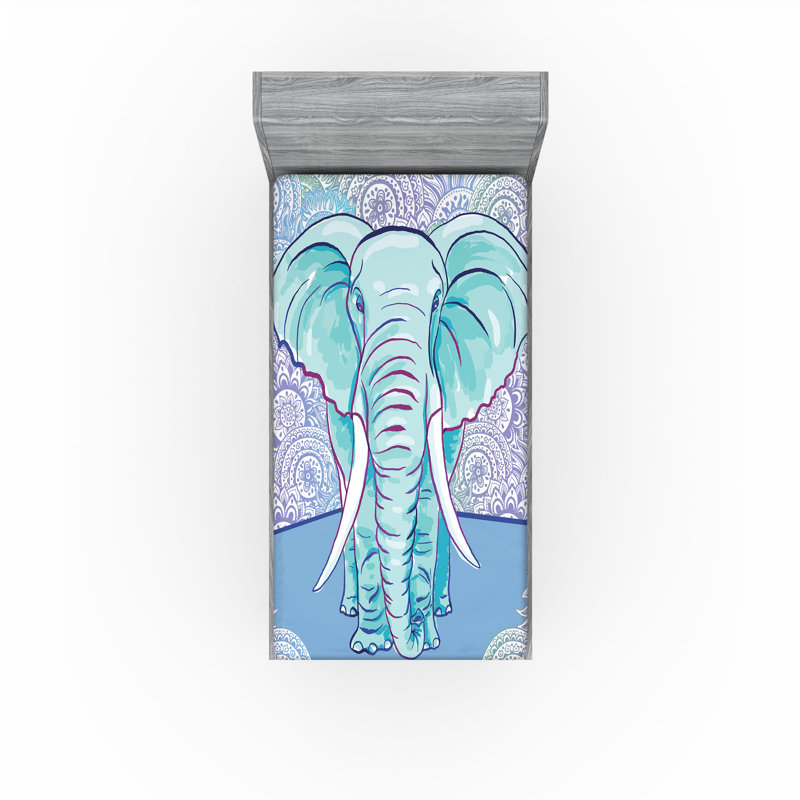 Multicolore drap-housse Ambesonne, Drap-housse pour lit simple