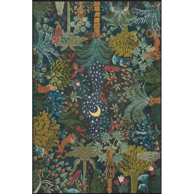 Tapis décoratif lavable à la machine, Sous-tapis rond 3 pi 3 po inclus
