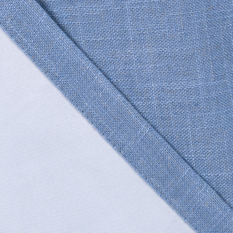 Mendelsohn Polyester Blackout Grommet Curtain Panel , Blue