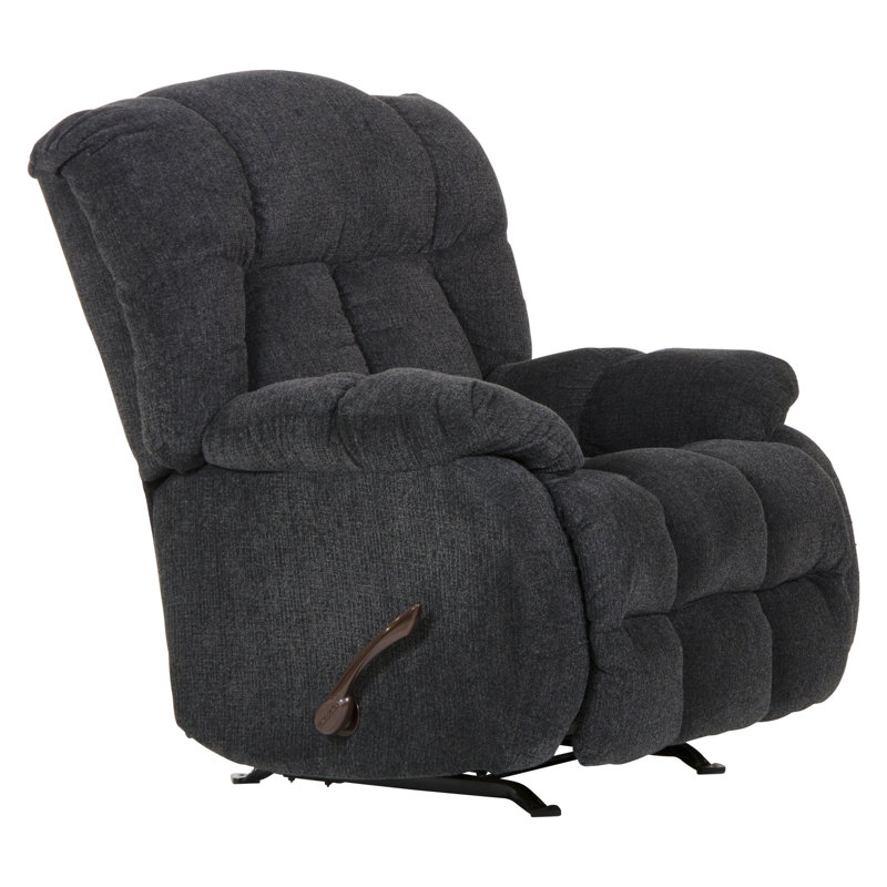 Bhanweri Upholstered Recliner, Slate Chenille