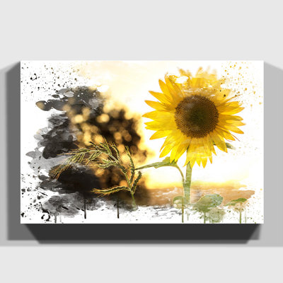 Flower the Yellow Sunflower - Wall Art
