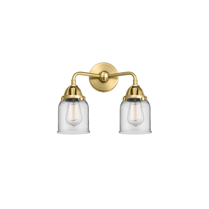 Shauna 2 - Light Vanity Light, Incandescent, Clear, Satin Gold