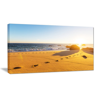 « large », reproduction de photo sur toile tendue, "surface sable moderne"
