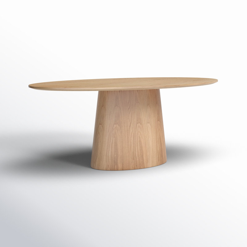 Adara 78.5" Oval Dining Table, Oak