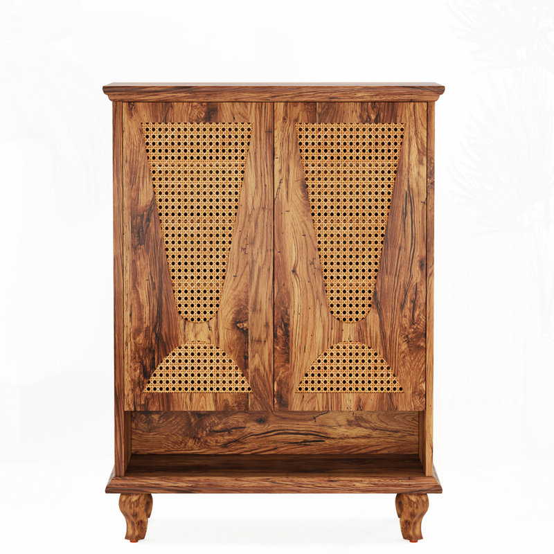 Armoire-bar avec rangement 25,92 "avec 2 portes et tablettes