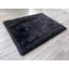 Tapis noir en fausse peau de mouton à poils longs Mar Vista-467934567