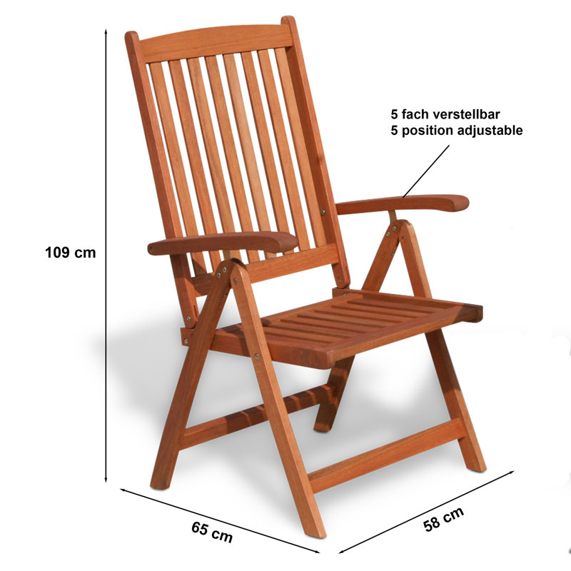 Caffrey Patio Dining Armchair with Cushion