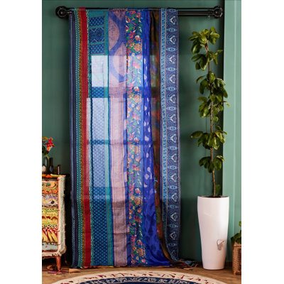 Chastelyn Polyester Blend Sheer Curtain Single Panel