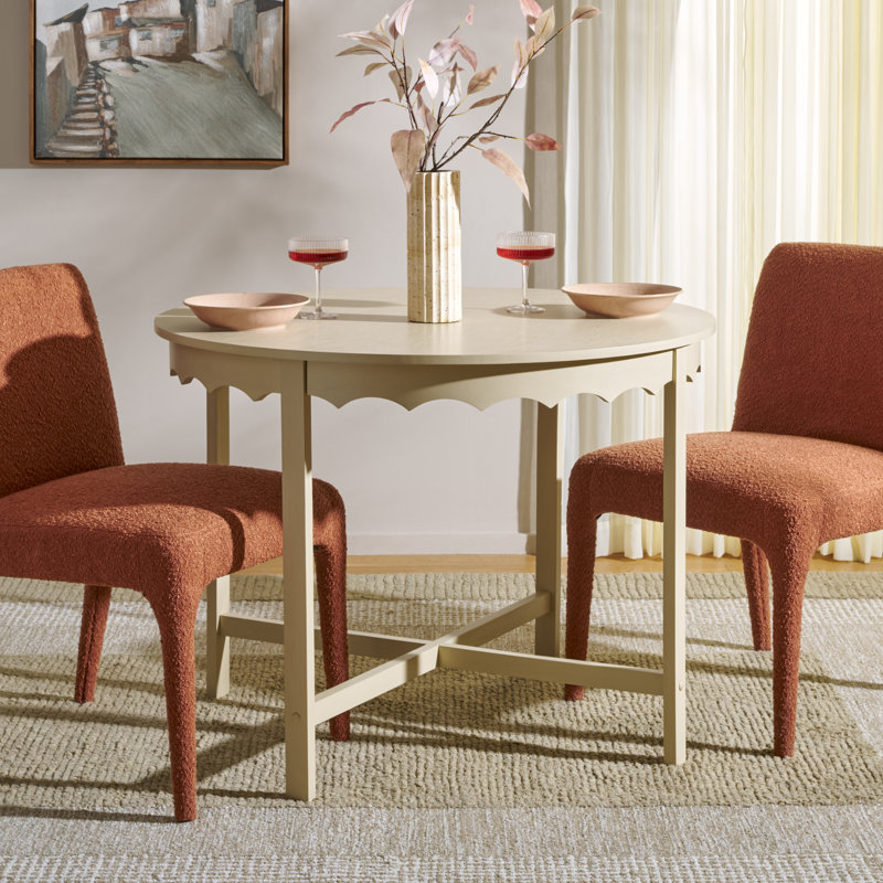 Seraphina Round Dining Table, Sand