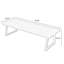 Bureau rectangulaire en bois massif brun noisette-1612062216