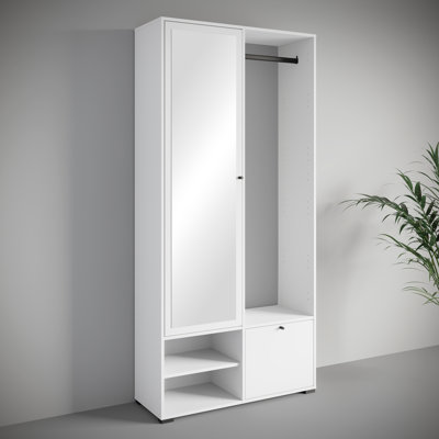 Hall Tree 90cm Wide with Shoe Storage