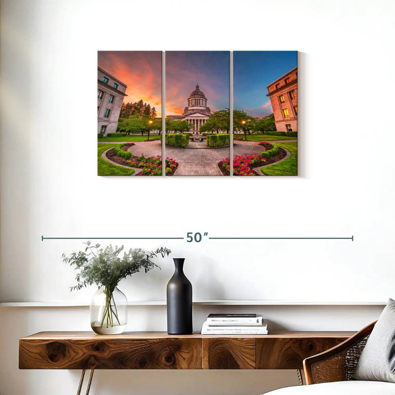 Washington State Capitol, 20" H x 33" W