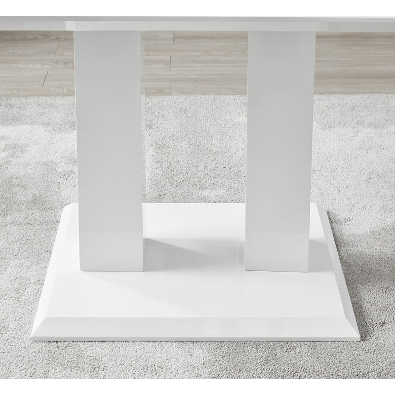 Eubanks 4 - Person Dining Set, White