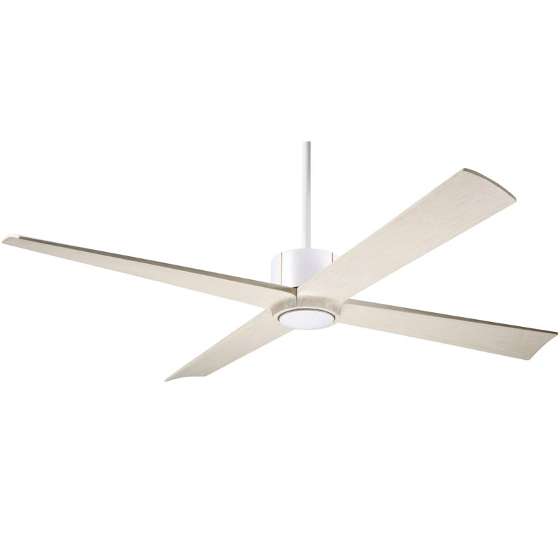 Nouveau Downrod Ceiling Fan, Dark Bronze/Brass, Graywash, Wall Control