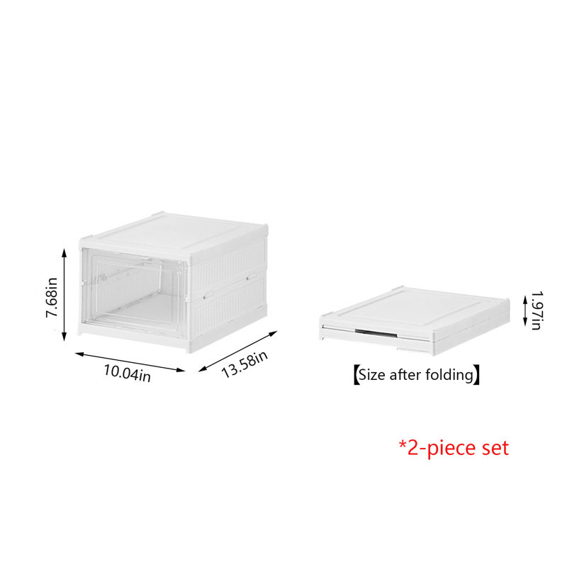 Range-chaussures pliable - aucune installation requise, étagère à chaussures robuste et spacieuse