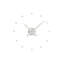 Rodón Mini L Metal Analog Wall Clock-1861957338