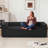 Boneless Modern 92" W Corduroy Compression Sofa with Cup Holders-1691571532