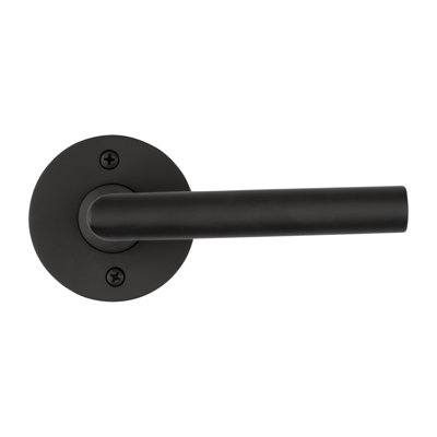 Satin Black Passage Door Lever